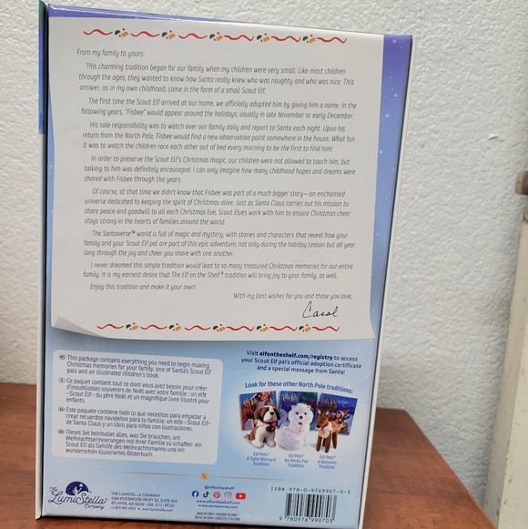 The Elf on the Shelf: A Christmas Tradition Book Boy NIB - Picture 2 of 6